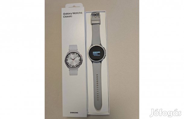 Samsung Galaxy Watch 6 Classic 47mm LTE, Kártyafüggetlen, Újszerű