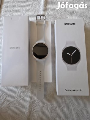 Samsung Galaxy Watch 8 40mm (Silver) 2027.08-ig garanciális
