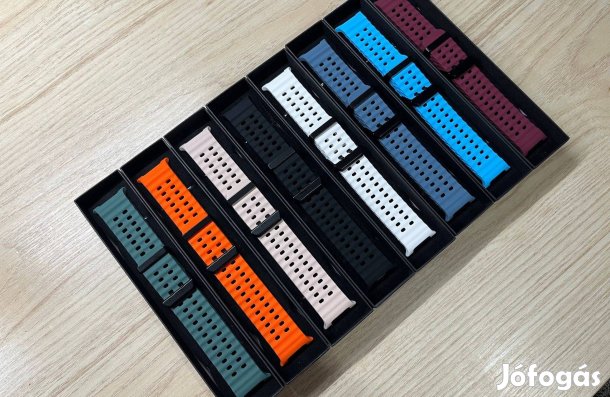 Samsung Galaxy Watch 8 sportos szilikon óraszíj