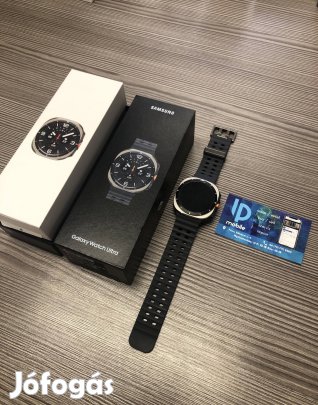 Samsung Galaxy Watch Ultra, Újszerű, 47 mm, Silver Titanium