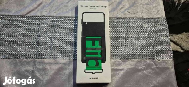 Samsung Galaxy Z Flip4 Silicon Cover With Strap Új Gyári Tok !