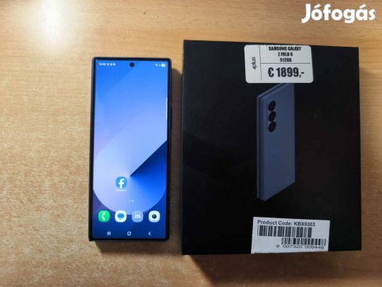 Samsung Galaxy Z Fold6 Fold 6 5G 12/512GB Újszerű Navy Garanciával !
