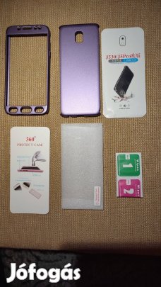 Samsung J5 2017 J530F lila tök, üveg fólia