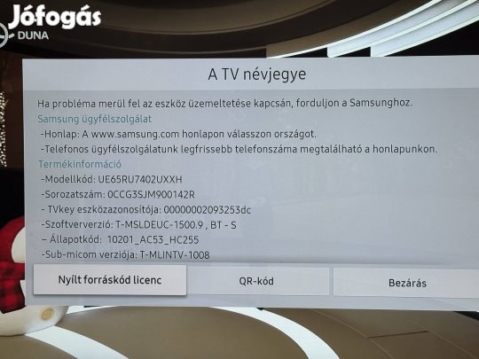 Samsung LED Smart tv 65"