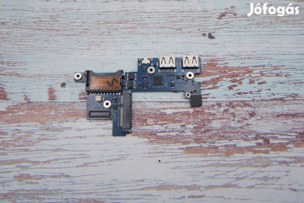 Samsung NP900X4D laptop USB kártyaolvasó bekapcsoló panel BA92-10214A