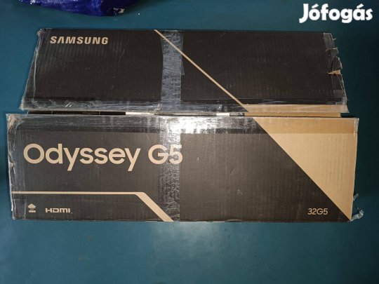 Samsung Odyssey G5 32" , kijelző hibás , tartozékkal