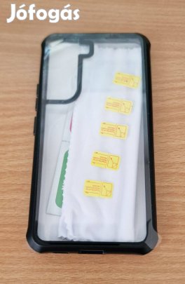 Samsung S21 FE por és ütésálló 360° PC + Tpu tok