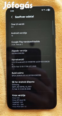 Samsung S23 8/256 garanciával, ajándékkal!