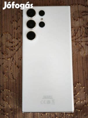 Samsung S23 Ultra SM-S918 256GB fehér, kártyafüggetlen, jogtiszta