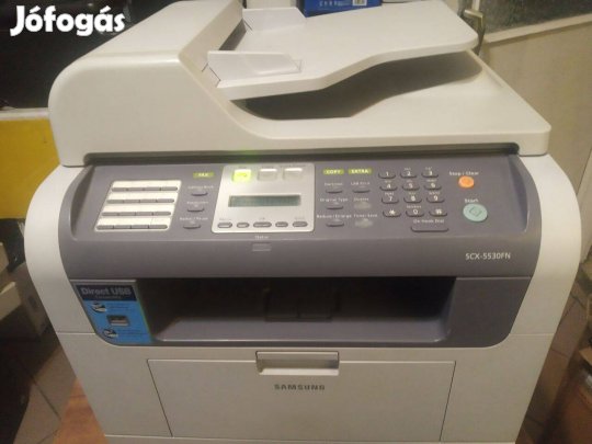 Samsung Scx-5530FN duplexes, hálózatos menü lézer nyomtató - másoló -