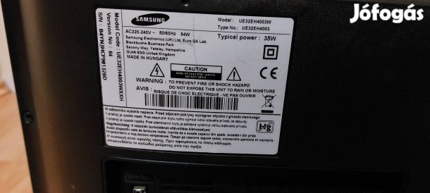 Samsung UE32EH4003W Telelvizió