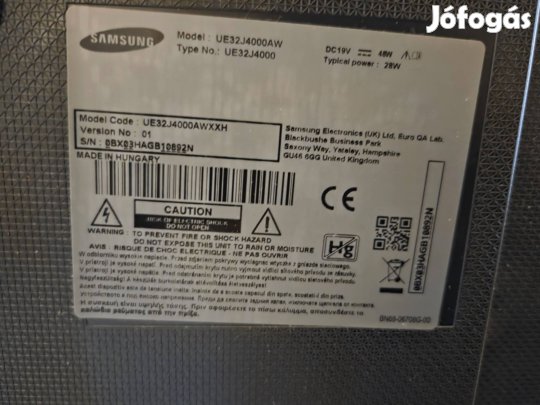 Samsung UE32J4000AW LED televízió