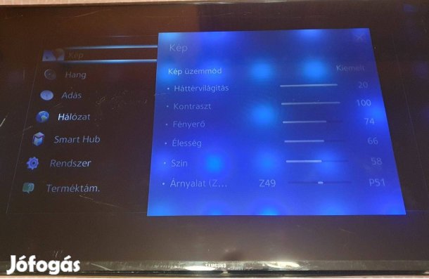 Samsung UE40H6200AW Smart LED tv hibás karcos alkatrésznek UE40H6200