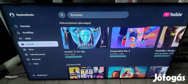 Samsung UE50AU8002K Smart LED Televízió, 125 cm, 4K, Crystal UHD