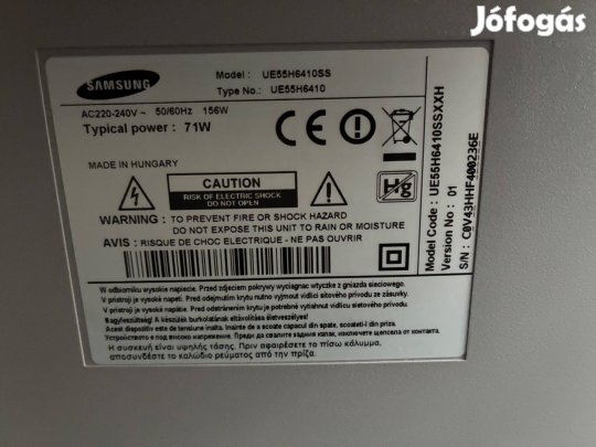 Samsung UE55H6410 tv