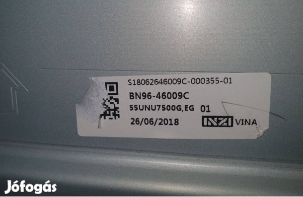 Samsung UE55NU7502 BN96-12845E alalplap + táp tv panelek