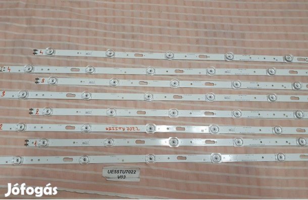 Samsung UE55TU7022K V03 tv LED garnitúra alkatrésznek