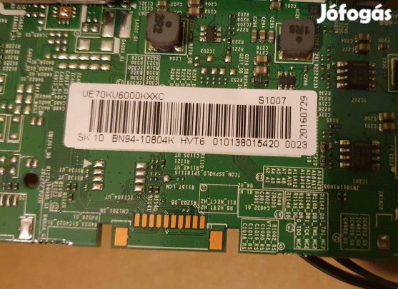 Samsung UE70KU6000 4K UHD LED tv panelek alkatrésznek