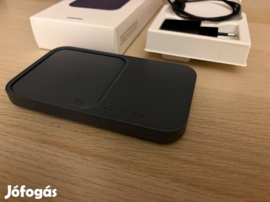 Samsung Wireless Charger Duo Adapterrel Szürke