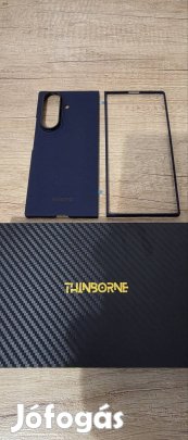 Samsung Z Fold 7 Thinborne aramid tok + üvegfólia eladó. Új! Prémium!