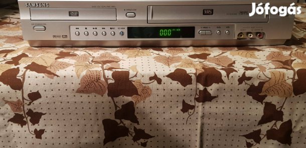Samsung dvd lejátszó videó távval kombó 6 fejes VHS Panasonic LG