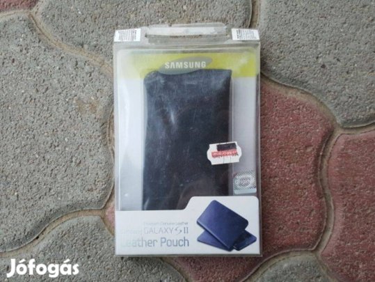 Samsung galaxy sII gyári kinyitható használt újszerű bőrtok vagy másra