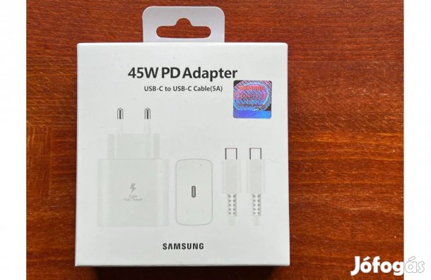 Samsung gyári gyorstöltő 45W kábellel