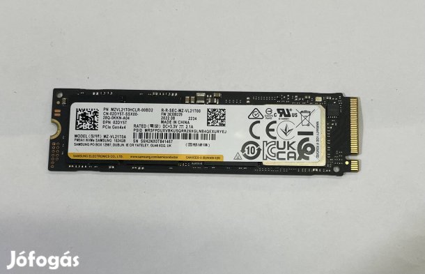 Samsung pm9a1 nvme 4gen 1tb ssd