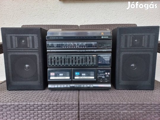 Samsung retro Hi-Fi torony, bakelit