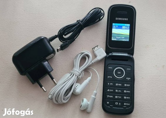 Samsung sötét grafit kagyló mobil (E1190) kártyafüggetlen.