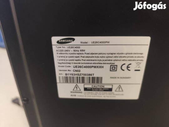 Samsung ue26c4000 tv.