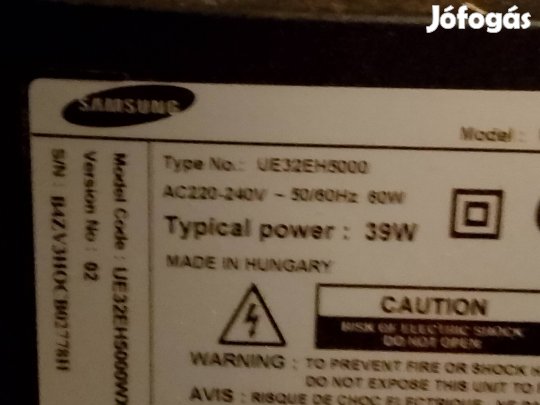 Samsung ue32d5000 LED tv