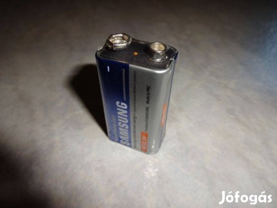 Samsung új 9 voltos elem egyesével fólia originált