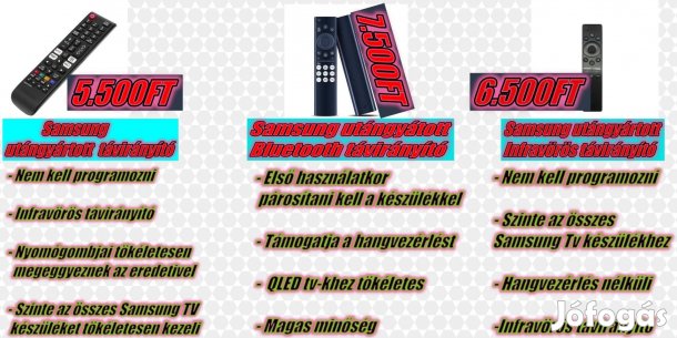 Samsung utángyártott távirányítók