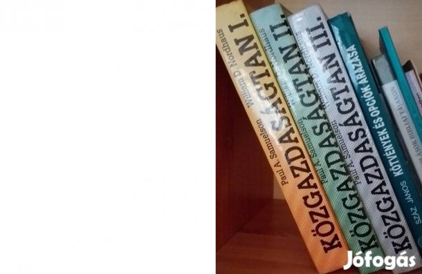 Samuelson - Nordhaus: Közgazdaságtan I-II-III. kötet, 1987. évi kiadás