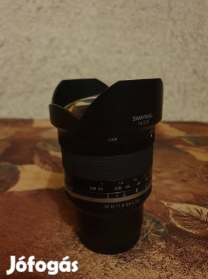 Samyang 14/2.8 széleslátószögű objektív (Sony E, Full frame)