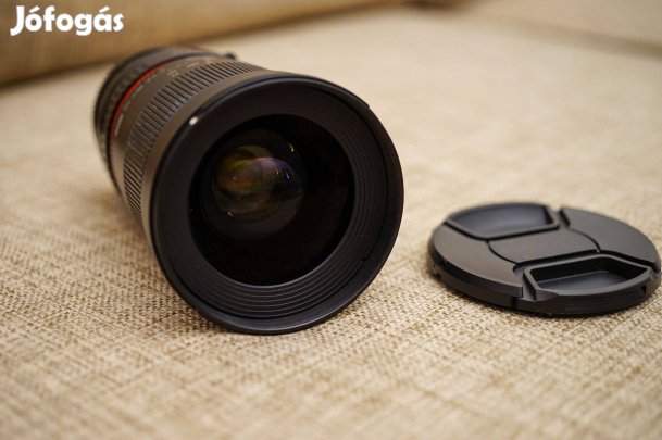 Samyang 35mm f1.4 Canon bajonettes, Nex adapteres objektiv