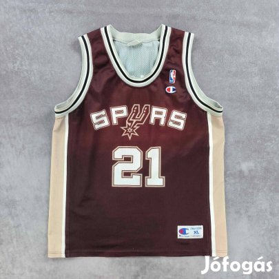 San Antonio Spurs Tim Duncan Champion EU NBA mez XL-es