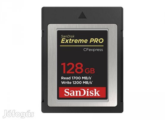 Sandisk Extreme Pro 128 GB Cfexpress memóriakártya | 6 hó magyar garan