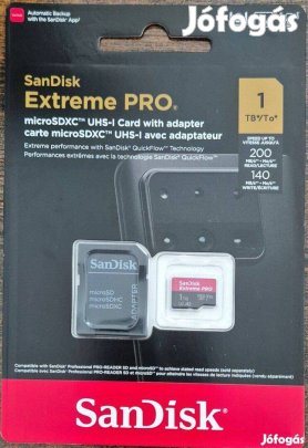 Sandisk Extreme Pro 1TB microsd memóriakártya