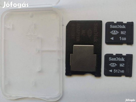 Sandisk M2 512MB - 1GB - adapter memória kártya memory card