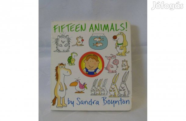 Sandra Boynton Fifteen animals angol nyelvű gyermekkönyv 2019
