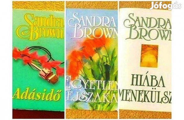 Sandra Brown könyvek - 3 kötet