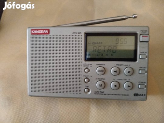 Sangean ATS 305 Rds Retro Vintage vilagvevo radio