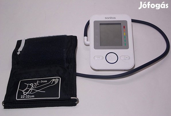 Sanitas SBM-36 elemes vérnyomásmérő 22-32cm-es felkarra kifogástalanul