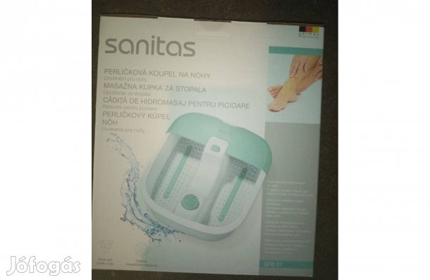 Sanitas SFB 07 Lábfürdő, lábmasszírozó, pezsgőfürdő, bontatlan új!