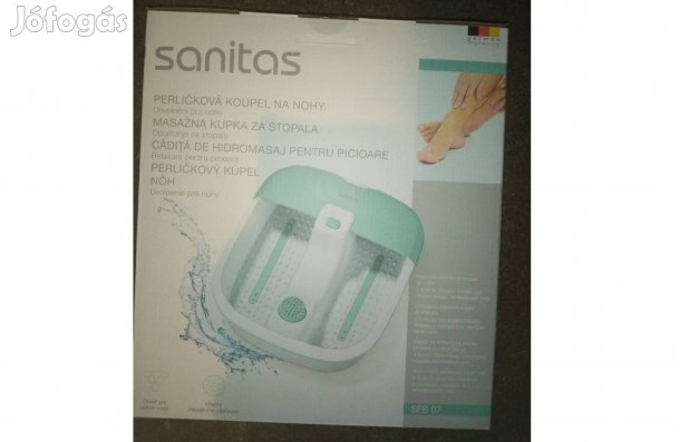 Sanitas SFB 07 Lábfürdő, lábmasszírozó, pezsgőfürdő, bontatlan új!