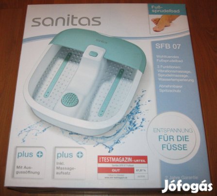 Sanitas lábfürdő láb pezsgőfürdő lábmasszázs gép