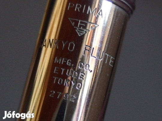 Sankyo Ezüstfejes fuvola új párnázattal