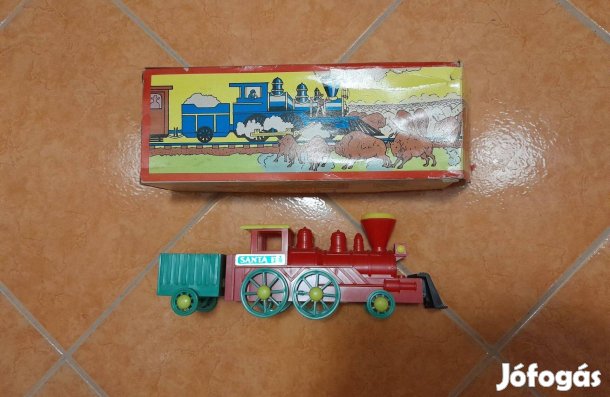 Santa Fé műanyag kisvonat vonat -hibátlan-